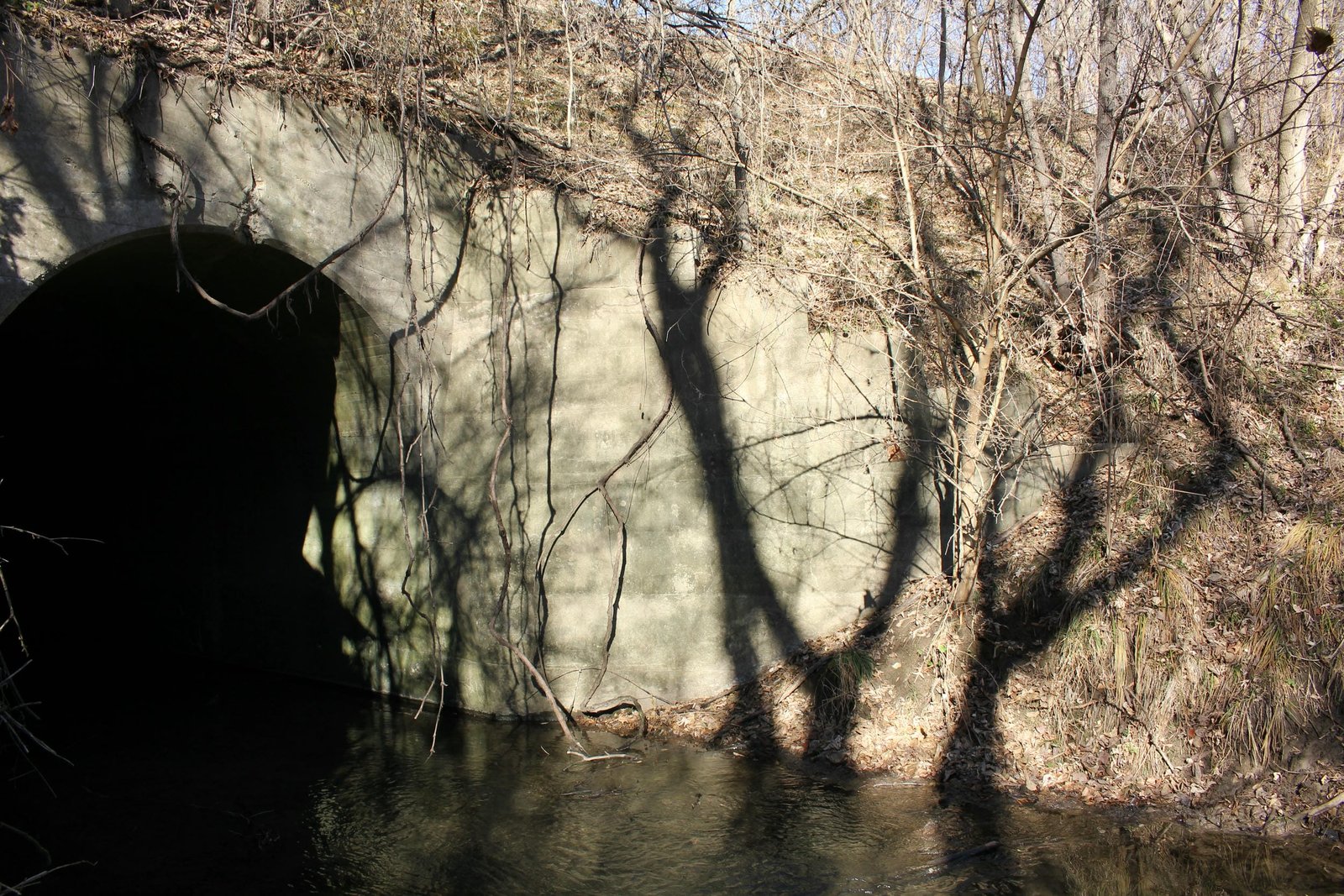 Southeast wing wall